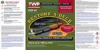 TWP 100 Series Deck Stain 5 Gallon and Gemini Cleaner/Brightener Kit