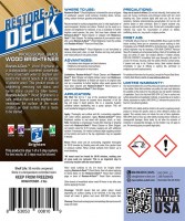 Restore A Deck Stain Stripper and Brightener Kit